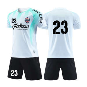 Vente en gros uniforme de maillot de football personnalisé maillot d'entraînement de sublimation respirant ensemble complet d'équipe vêtements de football personnalisables - Product Image 3