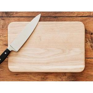 Nouvelle planche à découper en bois design de forme différente avec ceinture de suspension en cuir et poignée accessoires de cuisine - Product Image 4