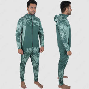 ชุดวอร์มผ้าคอตตอนมีฮู้ดสำหรับผู้ชายชุดวอร์มผ้าฟลีซชุดวอร์มแบบสวมศีรษะชุดวอร์มไซส์ใหญ่พิเศษ - Product Image 1