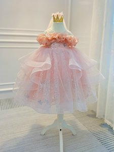 Vendedor superior, vestido de princesa multicapa con lentejuelas, fiesta de cumpleaños temática para niños, otras ocasiones especiales, compatible con ODM/OEM - Product Image 4
