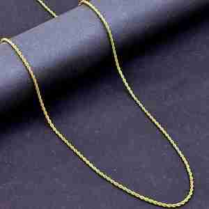 Collar de Cadena Trenzada Chapada en Oro Micro de 14K, 18K y 24K para Mujer, Diseño Moderno y a la Moda, Venta al Por Mayor - Product Image 2