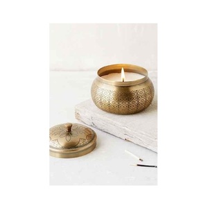 Luxury And Elegant Metal <b>Candle</b> Jar Beautiful <b>candle</b> Jar For Decoration In Home Dinner Nights - Product Image 1