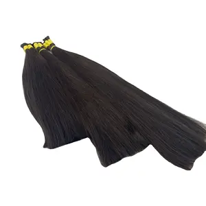 VIP Ask Color Bulk Hair Extension Raw Cambodian Remy Natural Vendor Top Style Straight Colored Custom