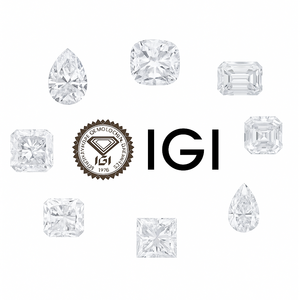 Anillo de compromiso de diamante de corte brillante redondo certificado por IGI de seis puntas en oro sólido de 10K, joyería fina para mujer, fabricante - Product Image 5