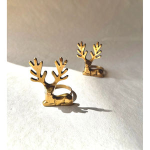 ห่วงใส่ผ้าเช็ดปากลายม้าน้ำสุดคลาสสิกสำหรับตกแต่งที่ใส่กระดาษชำระทำจากโลหะเงินคุณภาพดีเยี่ยมเหมาะสำหรับการจัดวางบนโต๊ะของคุณ - Product Image 4