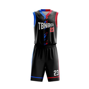 Nouvel uniforme de basket-ball en maille à séchage rapide Uniformes de basket-ball sur mesure entièrement sublimation dans la meilleure qualité à vendre - Product Image 2