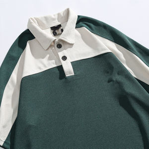 Ropa de hombre de manga corta transpirable de secado rápido informal en blanco de grado superior de poliéster al por mayor polo estampado personalizado OEM - Product Image 5