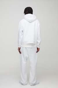 Top Custom Logo Distressed Streetwear Heavyweight Puff Print Sudadera en relieve Acid Wash Hoodie Sudaderas con capucha para hombres - Product Image 3