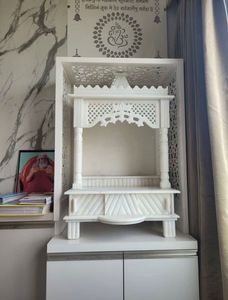 Luxueux complexe indien conceptions maison Temple Statue sculpté à la main Makrana Vietnam marbre élégant éclairage intégré pour salon - Product Image 6