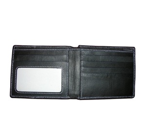 กระเป๋าสตางค์ผู้ชายหนังแบบบาง,กระเป๋าใส่บัตรได้หลายใบ - Product Image 2