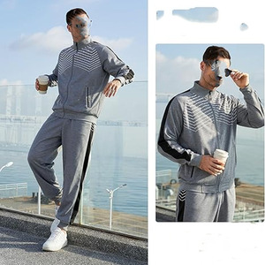 Ensemble de survêtement léger en nylon pour hommes, tenue d'été, coupe-vent, survêtements, téléchargé par Dress Sports - Product Image 3