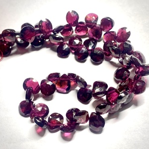 <b>Tourmaline</b> Pink 100% Natural Loose Gemstone Faceted Pear Briolette 8 Inch IGI Certified Rida Creations High Quality Beads - Product Image 4