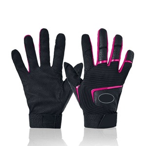 Guantes de bateo de béisbol superventas Color rojo/blanco Guantes de bateo de softbol ligeros que absorben la humedad para jóvenes y adultos - Product Image 2