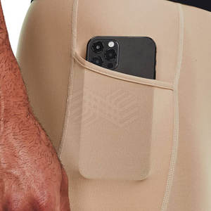 Shorts de sport décontractés pour hommes, sur mesure, en tissu solide et durable, anti-froissement, shorts de plage élastiques, séchage rapide - Product Image 6