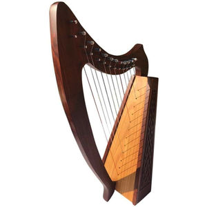 Arpas irlandesas hechas a mano de alta calidad, de madera con contraste de color, accesorios para instrumentos musicales - Product Image 2