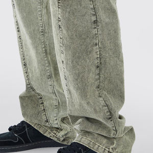 Services OEM Pantalons pour hommes délavés à l'acide extensibles de haute qualité 100% coton Pantalons pour hommes - Product Image 3