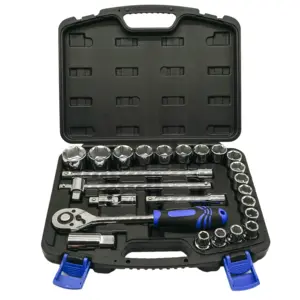 24PCS 1/2" Dr Customized Car Repair Socket tool set and hardware maintenance Tools Kit