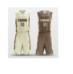 Conjunto de Uniforme de Baloncesto Reversible Personalizado, Uniforme de Baloncesto Sublimado de Alta Calidad - Product Image 3