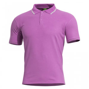 Polo 100% algodón Jersey individual Promoción de ventas Logotipo personalizado color sólido liso Piqué en blanco Polos de alta calidad - Product Image 3