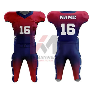 Nouveau design de maillots de football américain personnalisés pour hommes femmes prix vêtements de sport d'équipe personnalisés tissu respirant - Product Image 1