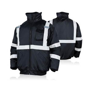 Chaqueta impermeable de seguridad de alta visibilidad de invierno para hombre con mangas largas Chaqueta DE TRABAJO DE SEGURIDAD reflectante - Product Image 4