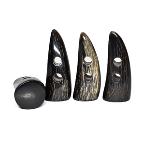 Bascule de corne de buffle et de boeuf naturelle pour vêtements faits à la main Bascule de corne de boeuf de conception unique pour vêtements Bascule de corne légère - Product Image 4