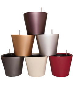 Venta al por mayor de fábrica, macetas de cultivo de vivero de plástico duraderas para invernadero, maceta de riego automático - Product Image 1