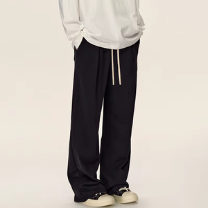 Pantalones de chándal holgados para ropa de gimnasio Pantalones de chándal holgados de ajuste relajado Pantalones de chándal holgados transpirables - Product Image 4