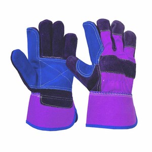 Gants de travail en cuir de vachette fendu, doux et confortables, résistants à l'abrasion et à la chaleur, gants de jardinage canadiens pour grimpeurs - Product Image 3