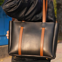 Tas Tangan Wanita Kanvas Ramah Lingkungan Desain Baru / Tas Selempang Wanita Warna Solid Kapasitas 30-40L Dapat Disesuaikan