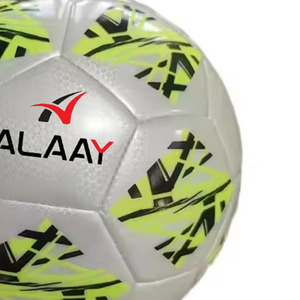 Alaay Tamaños 5 Pequeña cantidad Fútbol Cosido a máquina Pelota de cuero PU Logotipo impreso OEM para entrenamiento deportivo al aire libre - Product Image 3