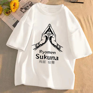 Jujutsu Kaisen เสื้อยืดอะนิเมะ unisex เสื้อยืดกราฟิกฤดูร้อนแขนสั้นลำลองเสื้อการ์ตูน gojo Satoru itadori Yuji streetwear - Product Image 6