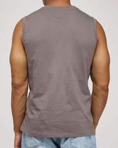 Camiseta sin Mangas para Hombre, Estilo Urbano, Minimalista, Tejido Suave y Transpirable, para Combinar o para un Estilo Veraniego - Product Image 3