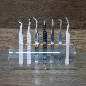TEEJAY Soporte de Acrílico Transparente para Pinzas de Cejas y Pestañas, Organizador Decorativo de 7 Ranuras para Mostrador - Product Image 4