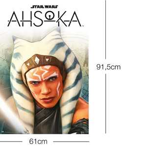 Póster de Ahsoka Tano de Star Wars de Estilo Moderno, Arte Mural de Ahsoka - Product Image 4