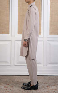 Alta calidad último diseño estilo afgano hombres Salwar Kameez Slim Fit estirable secado rápido fiesta Casual todas las estaciones bajo MOQ - Product Image 3