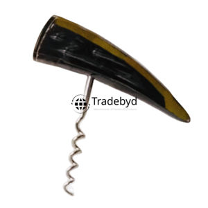 Abrebotellas de cuerno ético hecho a mano para amantes de la naturaleza y estilos de vida sostenibles por Tradebyd - Product Image 1