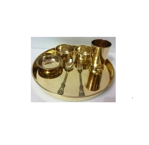 Manufacture Brass Dinner <b>Set</b> for Wedding Decoration Dinner <b>Set</b> and Best Quality Piece Brass Dinner <b>Set</b> - Product Image 2