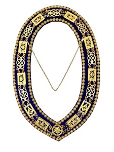 Collares Masónicos y de la Orden de la Estrella de Oriente (OES), Tela de Terciopelo Morado, Instrucciones de Cuidado: Solo Limpieza en Seco, Origen: Importado - Product Image 4