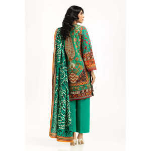 ชุดสูทพิมพ์ลายคัตตาร์ 3 ชิ้นสำหรับผู้หญิง รุ่น IUSTKSD-1186 - Product Image 1