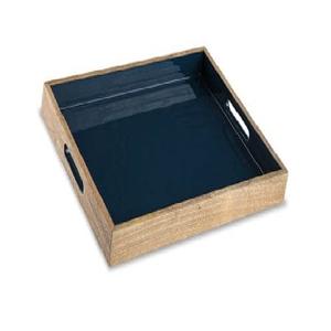 Bandeja para servir de madera para uso en la cocina del hogar, bandeja para servir de decoración de mesa para fiestas de bodas, comida deliciosa y postre - Product Image 1