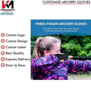 Gant de tir à l'arc de qualité supérieure avec intérieur doux et forte adhérence Gant de tir à l'arc de style traditionnel pour un tir précis et sûr - Product Image 5