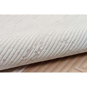 Juego de alfombras Mazzini 1480 Cream Alfombra de textura suave de larga duración - Product Image 3