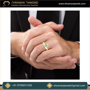 แหวนทองคำแท้10K สำหรับผู้ชายดีไซน์ทันสมัยประดับเพชรโมอิสซาไนท์แบบซ่อนดีไซน์เฉพาะสำหรับงานหมั้นครบรอบแต่งงาน - Product Image 2