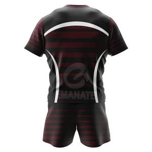 Conjuntos de Uniformes de Rugby de Diseño Premium Más Vendidos, 100% Poliéster, Logotipo Personalizado y Nombre del Equipo, Tallas Grandes, Equipo Deportivo Masculino - Product Image 3
