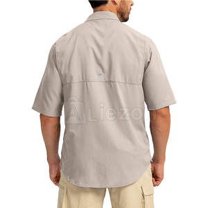 T-Shirt de pêche Offre Spéciale pour hommes T-Shirt de pêche léger personnalisé en tissu de protection solaire pour vêtements de plein air - Product Image 3