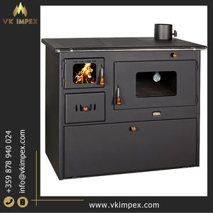 Recién llegado, estufa de cocina de leña para interiores de alto torneado para el hogar, Hotel, Villas, 5,3 Kg/h, consumo de combustible, Material de pellets de hierro - Product Image 3