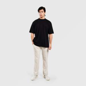 เสื้อยืด Black Dragon Tee-100% ผ้าฝ้าย สำหรับออกกำลังกาย ลายเรียบ ทรงโอเวอร์ไซส์ หลวม สไตล์ฮิปฮอป เนื้อผ้าเจอร์ซีย์ ระบายอากาศได้ดี - Product Image 2