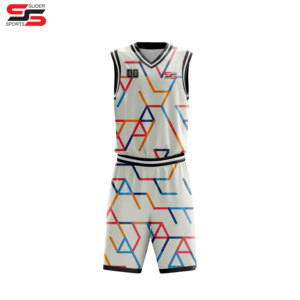 Envío rápido sublimado hombres personalizado reversible en blanco camiseta de baloncesto uniforme de baloncesto - Product Image 5