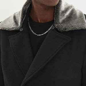 Look chic vêtements de bureau et de plein air hommes Long manteau automne et hiver saison couleur personnalisée conception OEM hommes pardessus fabriqué au Pakistan - Product Image 6